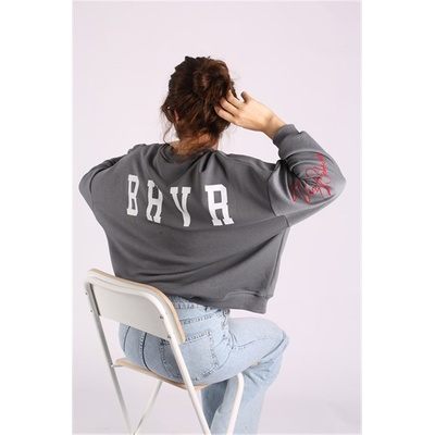 Madmext Дамски суитчър - Сив 307722 (307722_Сив)