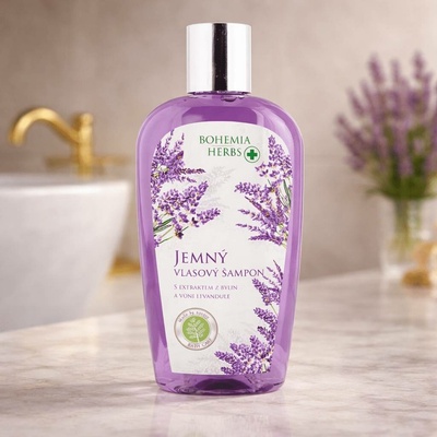 Bohemia Herbs vlasový šampon s extraktem z bylin a vůní levandule 250 ml