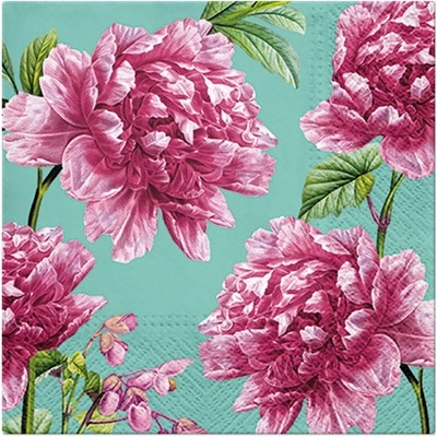 PAW ubrousky L Beautiful Peonies 33x33cm
