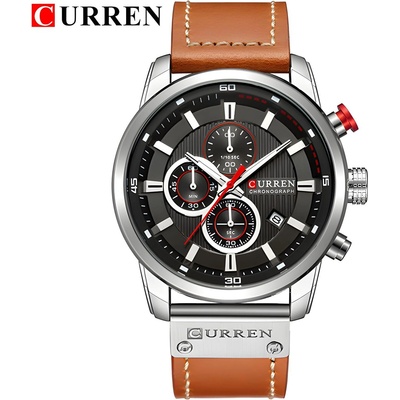 Curren Часовник curren - Кафяво / Сребристо kp3810 (3810)