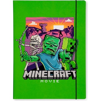 Panini Папка с ластик Panini Minecraft - Movie, aсортимент (73532)