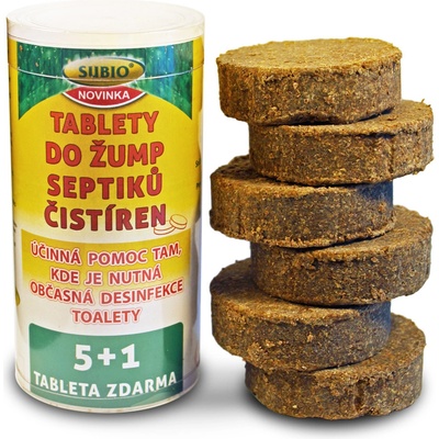 Tablety do žump a septiků 5+1 ZDARMA