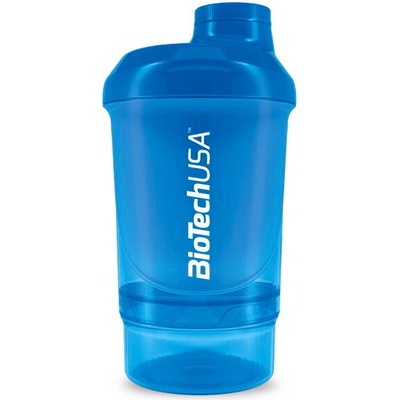 Šejkr BioTech USA Wave+ Nano 300 ml + 150 ml Blue