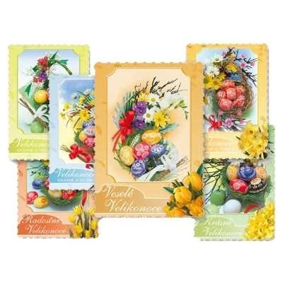 pohledy - velikonoční , mix motivů