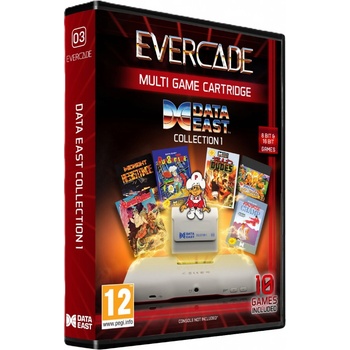 Data East Collection 1 (Evercade Cartridge 03) FG-BED1-ACC-EFIGS