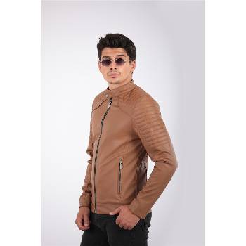 narmart Мъжко кожено яке - Канела 2021083156 (311802_Канела)