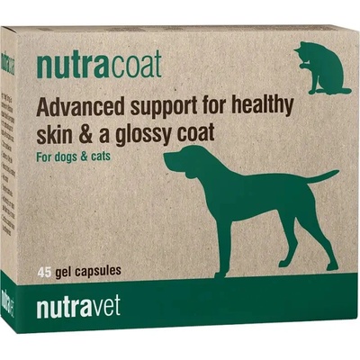 Nutravet Nutracoat pre psy a mačky 45 kapsúl