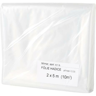 Fólie PE hadice 0,05mm přírodní - 2x5m