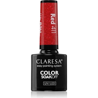 Claresa SoakOff UV/LED Color Sunny Garden gélový lak na nechty odtieň 411 5 g