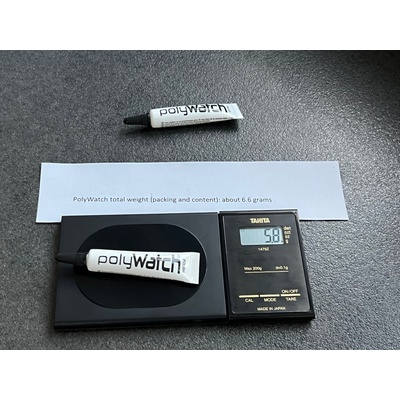 PolyWatch Комплект от 2 броя полираща паста PolyWatch 5g за ремонт на пластмасови и акрилни стъкла на часовници - ВИЖТЕ СНИМКИТЕ
