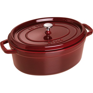 Staub Съд за готвене La Cocotte овален чугунен 2, 35 л гренадин (40500-233-0)