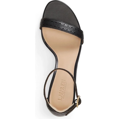 Lauren Ralph Lauren сандали с висок ток от кожа Allie M (802P10639001.001)