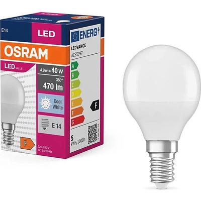 Osram 4058075147911 žárovka LED bílá neutrální E14 230VAC 470lm P 5,5W 4000K