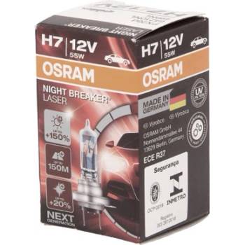 Image 1 of OSRAM Крушка OSRAM H7, 12V, 55W, 3200K, 1500lm, 1 брой