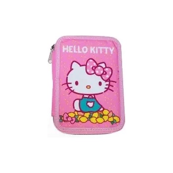 GIM Ученически пълен несесер gim hello kitty tie dye