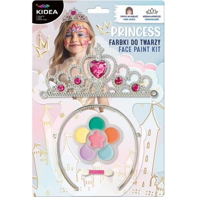 Kidea farby na tvár sada Princezná s tiarou