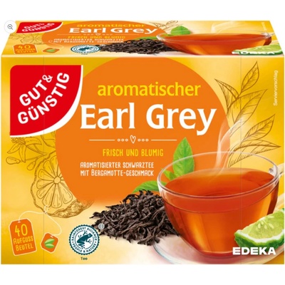 G&G Earl Grey černý čaj s příchutí bergamotu 40 sáčků 70 g
