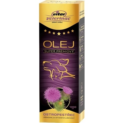 Vitar Veterinae Ostropestřec olej 1000ml