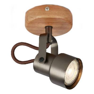 - LED точково осветително тяло TAHUN 1xGU10/5W/230V 3000K кафяво (BL2049)