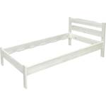 Bogdan Furniture G Единично Легло BM Masiv 2, бял цвят - bogdanmebel