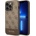 GUESS Кейс Guess GUHCP14LG4GLBR за iPhone 14 Pro 6.1" кафяв / кафяв, твърд, Stripe Collection (3666339088521)