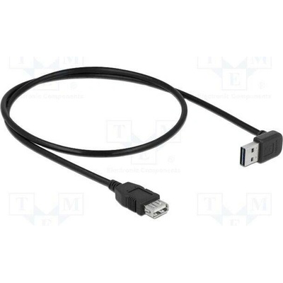 Delock 85185 USB 2.0 zlacený 0,5m černý