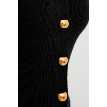 Isabelle Blanche Жилетка с вълна isabelle blanche в черно от лека материя is25fw-m154-f008 (is25fw.m154.f008)