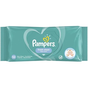 Pampers Fresh Clean мокри кърпи 52 броя - bubu