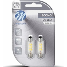 M-Tech C5W 41 mm 6 LED biele 2 ks LB091W