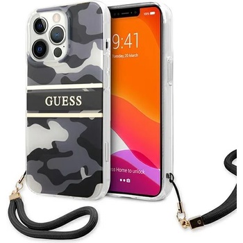 GUESS Калъф Guess GUHCP13XKCABBK, за iPhone 13 Pro Max 6.7"", черен (GUE001604-0)