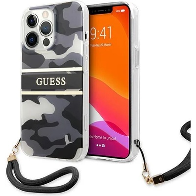 GUESS Калъф Guess GUHCP13XKCABBK, за iPhone 13 Pro Max 6.7"", черен (GUE001604-0)