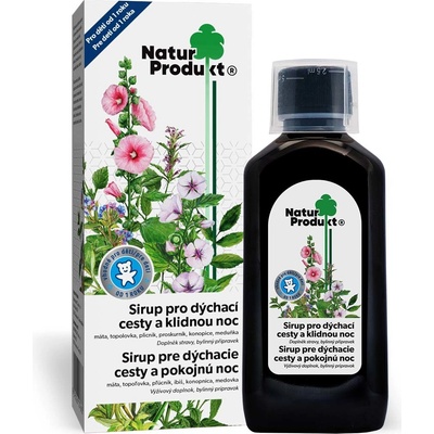 Naturprodukt Sirup pro dýchací cesty a klidnou noc 200 ml