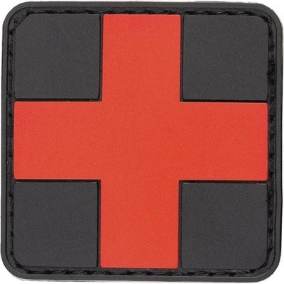 nášivka Medic First Aid červený kříž 3D PVC