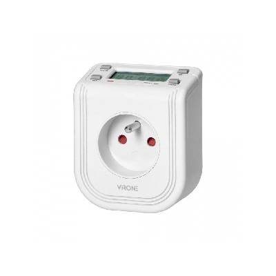 Digitální časovací zásuvka s LCD, 230V, 3680W