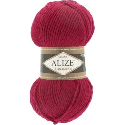 Alize Lanagold Classic 390 červeno ružová