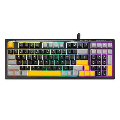 Marvo SOLDAT S50A, klávesnica US, herná, drôtová (USB), čierna, podsvietenie K638A