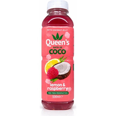Queen´s Nata de COCO lemon & raspberry 0,5 l
