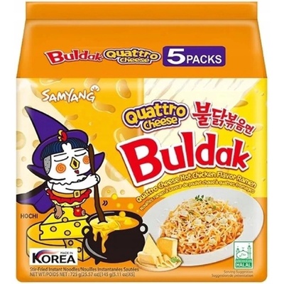 Samyang Buldak Chicken Quattro Cheese 5 x 145 g