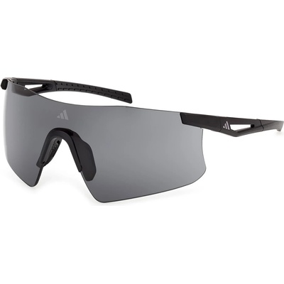 adidas eyewear Мъжки очила за колоездене Adidas eyewear Kaphiros S3 Running glasses - Matte Black / Smoke - размер One Size (205-7210-0111)