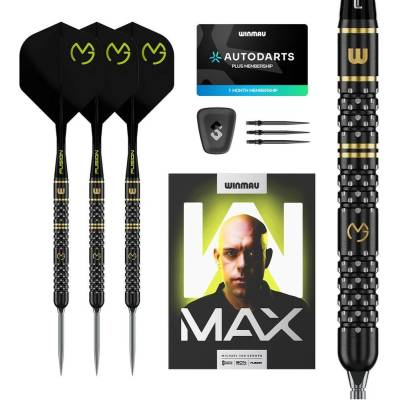 Šipky steel Winmau MvG W MAX 23g 90% wolfram