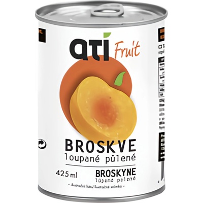 Ati Fruit Broskve loupané půlené 410 g