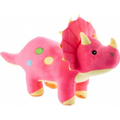 VELKÝ DINOSAURUS ALEX MAZLÍČEK PŘÍTULNÍČEK MEDVÍDEK RŮŽOVÝ 60 cm