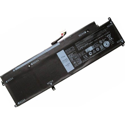 Dell Батерия (оригинална) за лаптоп Dell Latitude 13, съвместима с 7370, 4-cell 7.6V, 43Wh (P63NY)