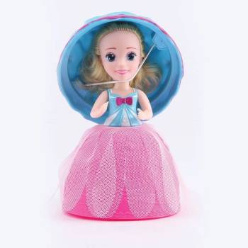 Кукла сладолед Мелба с четка - розова + синьо gelato