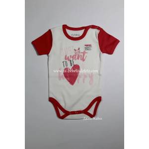 mymosa Боди с къс ръкав за момиче, 50/56, 74/80, 86/92, 98/104