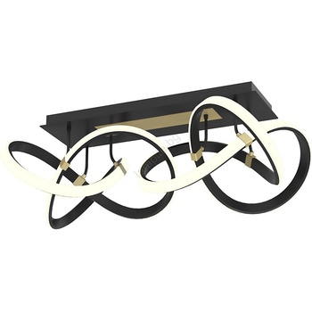 WOFI 9134-204 - LED регулируем плафон INDIGO LED/64W/230V черно/злато (W4036)