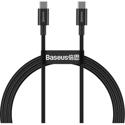 Baseus CATYS-B01 Typ C až Typ C PD100W Napájení Superior Series Rychlé nabíjení, 1m, černý