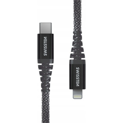 Swissten 71544010 USB-C / Lightning, 1,5m, černý