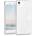 kwmobile Прозрачен калъф с дизайн етно за Sony Xperia M4 Aqua - бял