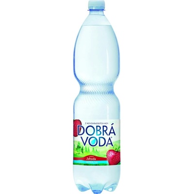 Dobrá voda jahoda neperlivá 6 x 1,5 l